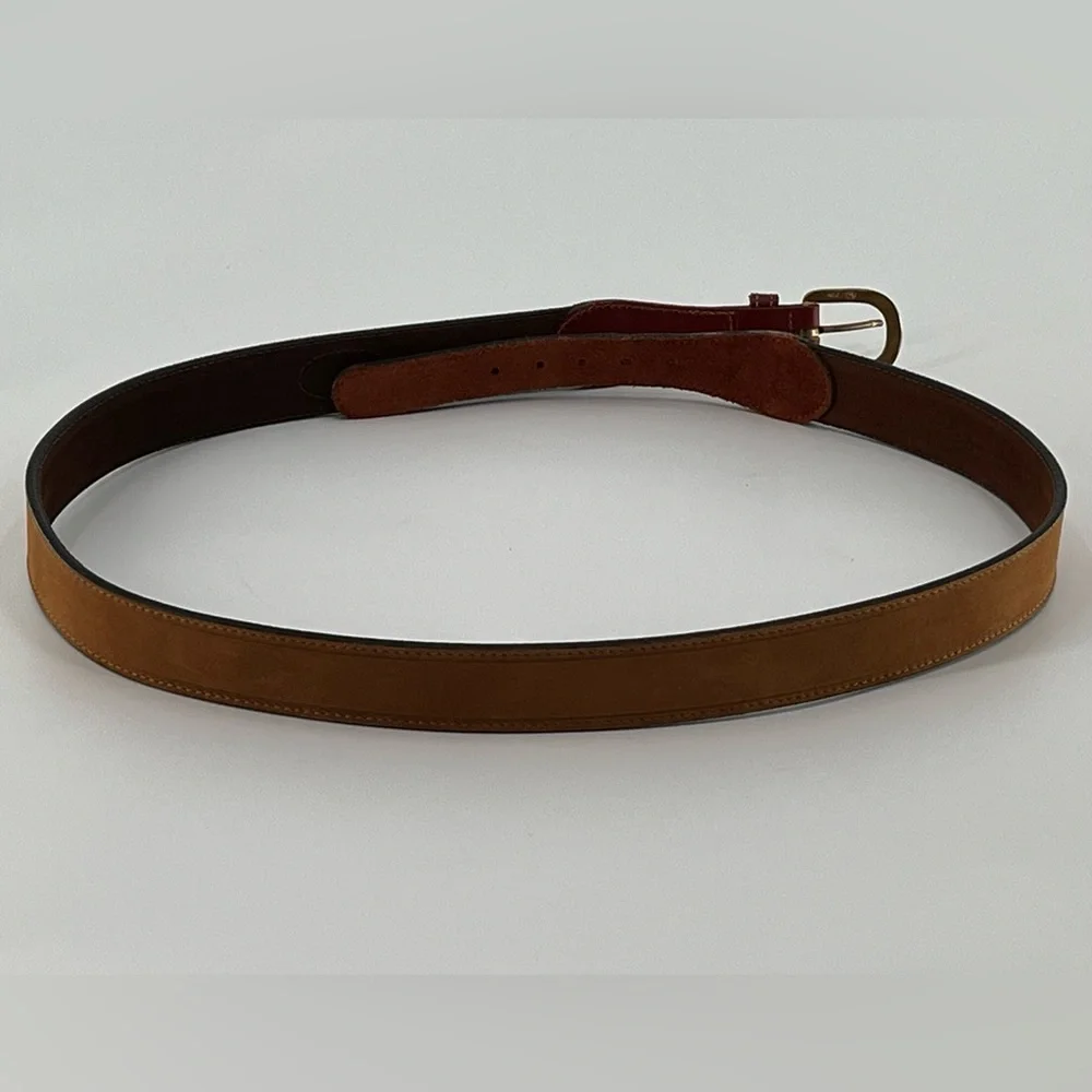 Dockers 2 Tone Brown / Tan Leather Belt 38‎